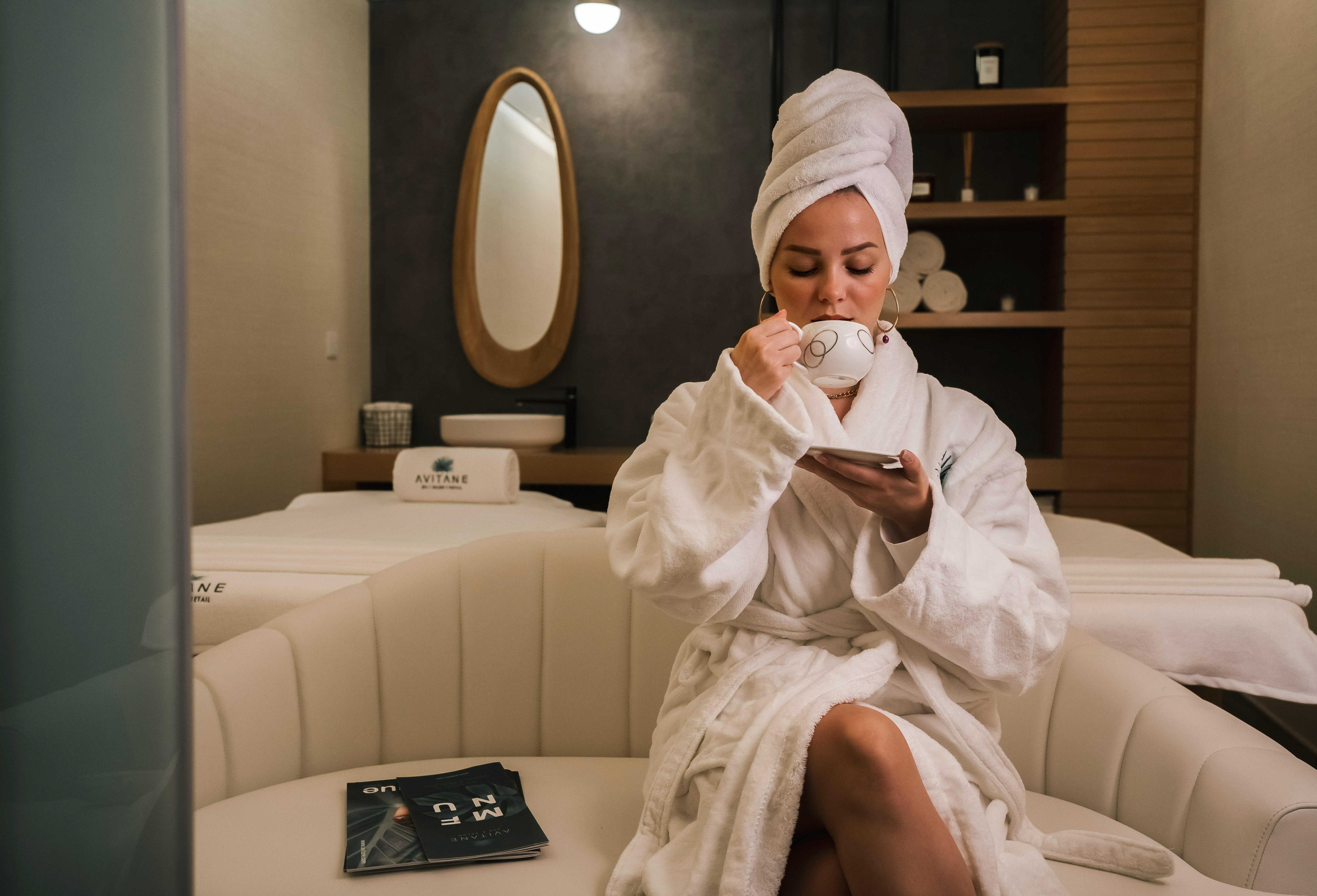 Calm, private treatment setting